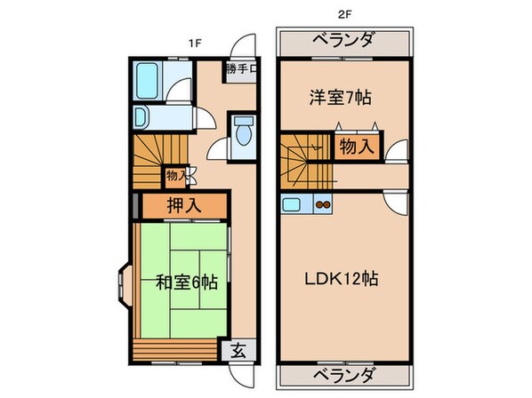 ツインステージ比良の物件間取画像